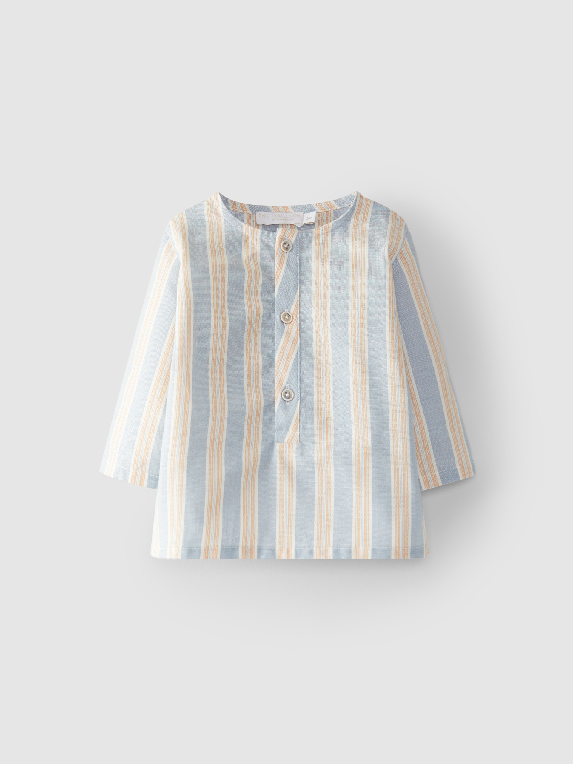 Camisa cuello mao rayas