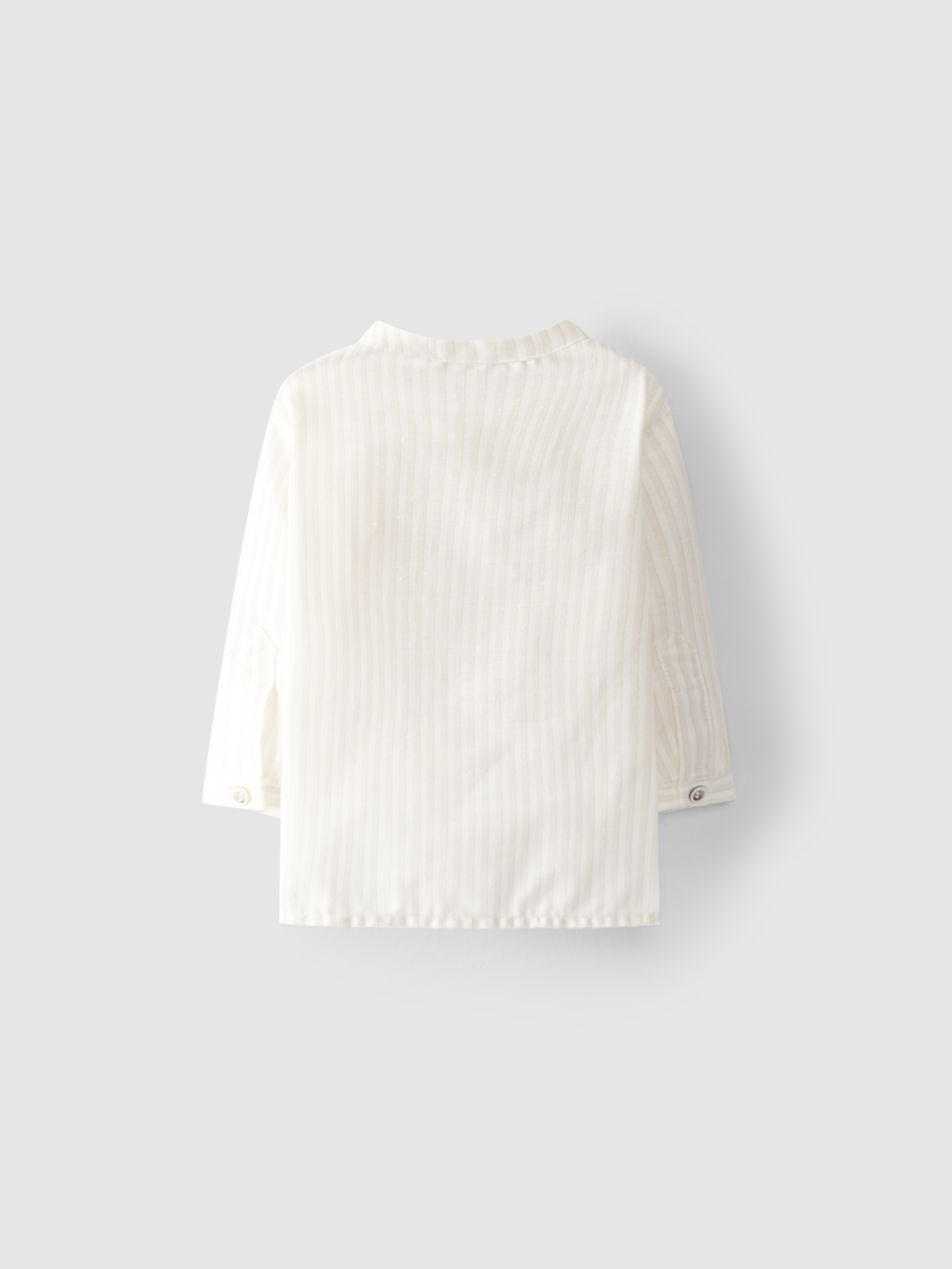 Camisa rayas cuello mao