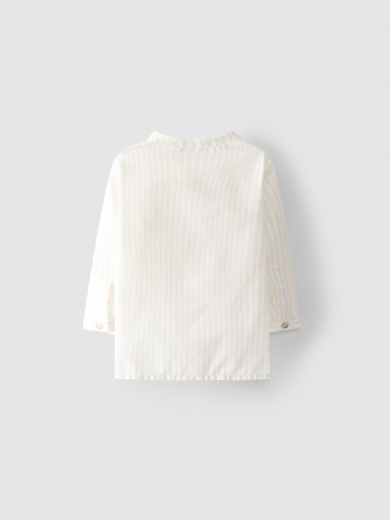 Camisa rayas cuello mao Camisa rayas cuello mao