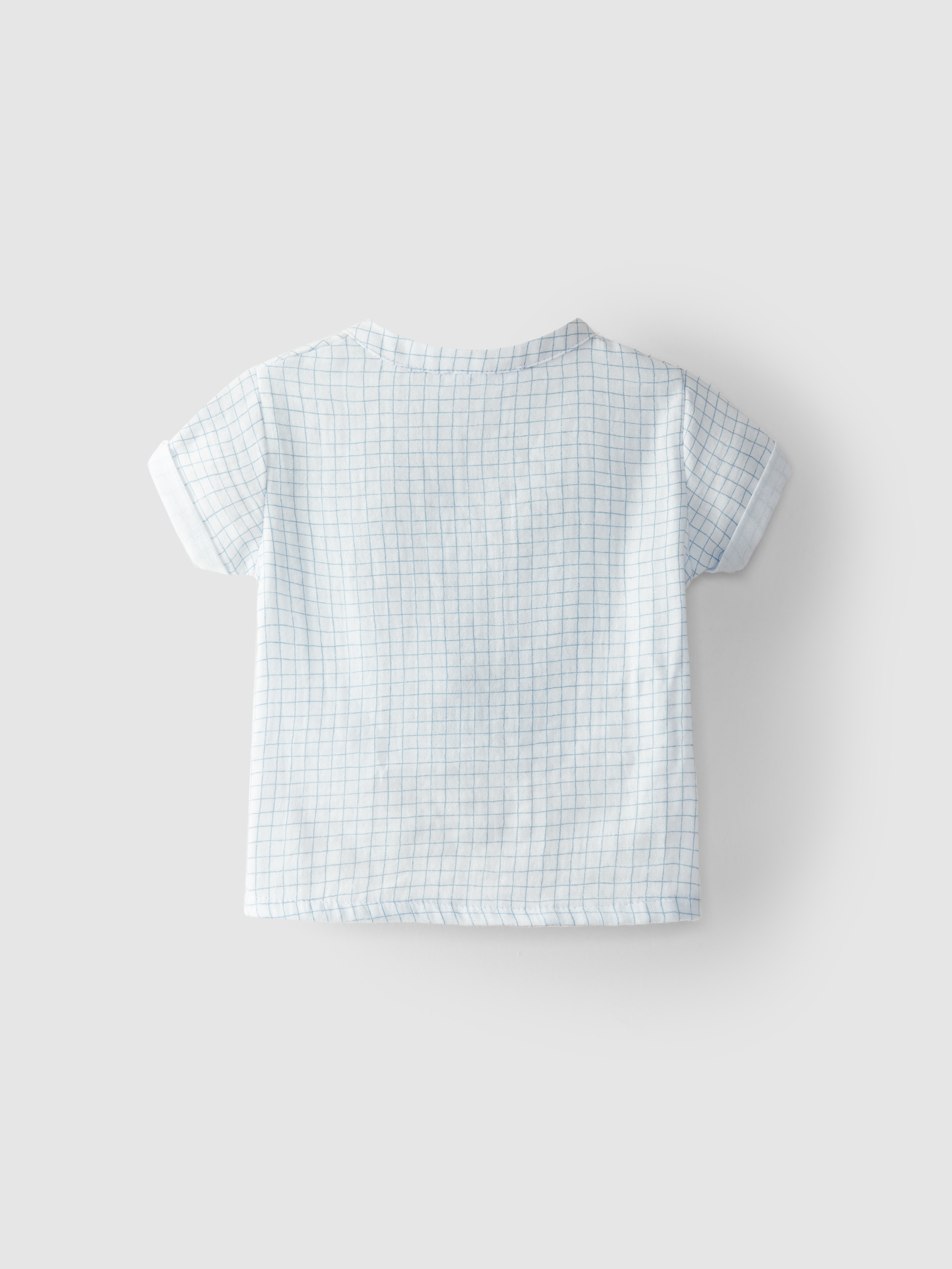 Camisa xadrez algodão orgânico