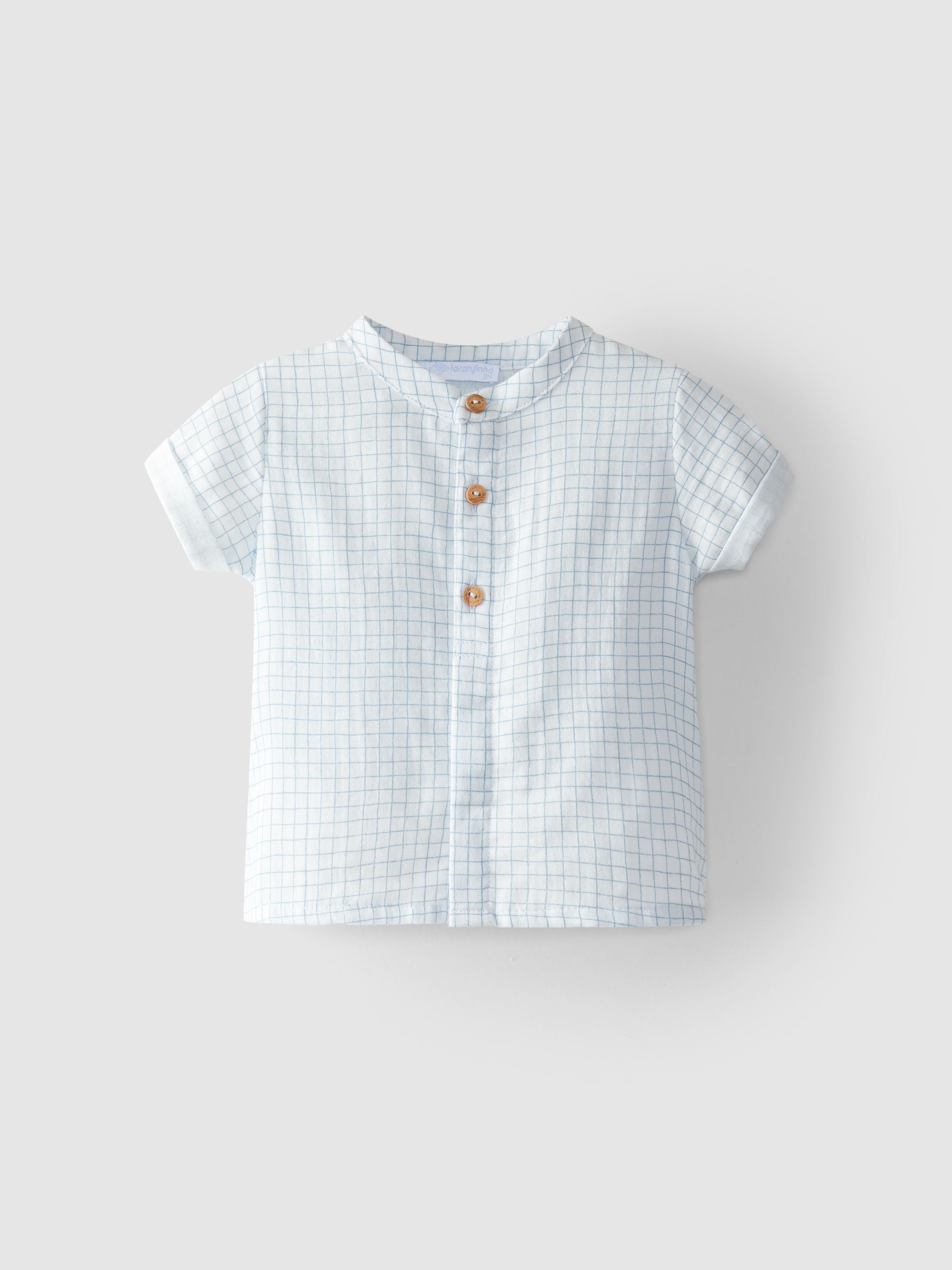 Camisa xadrez algodão orgânico