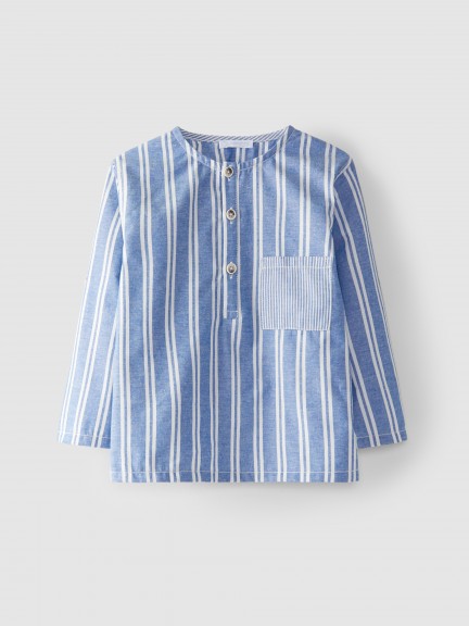 Shirt stripes recycled and organic cotton Shirt stripes recycled and organic cotton