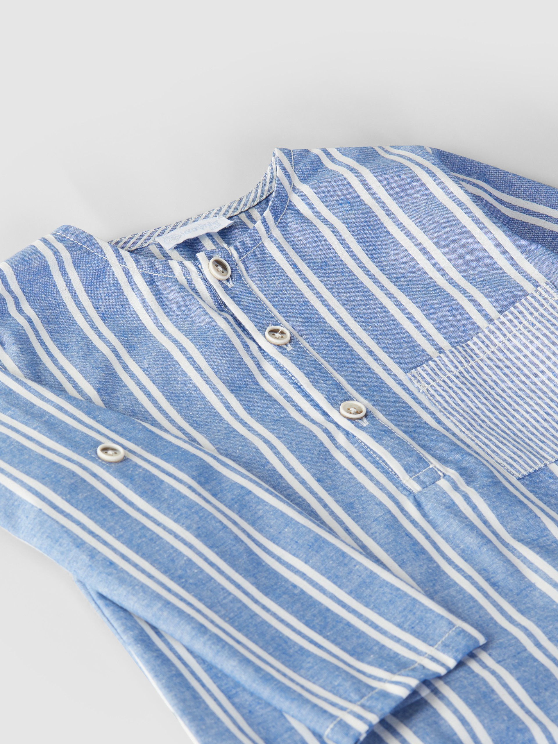 Shirt stripes recycled and organic cotton