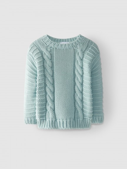 Knitted braided cardigan Knitted braided cardigan