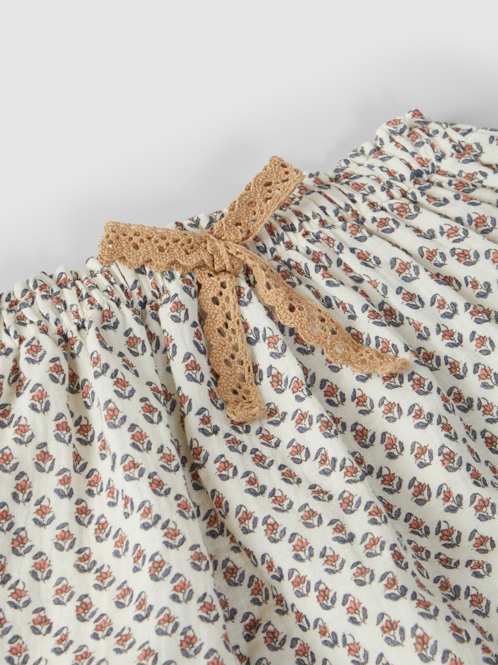 Skirt flowers organic cotton