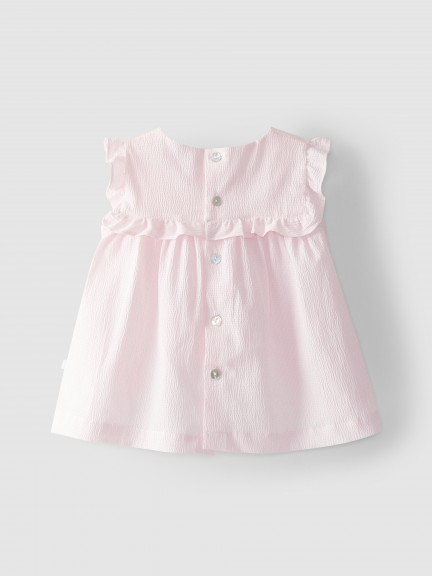 Dress Vichy with embroidery Dress Vichy with embroidery