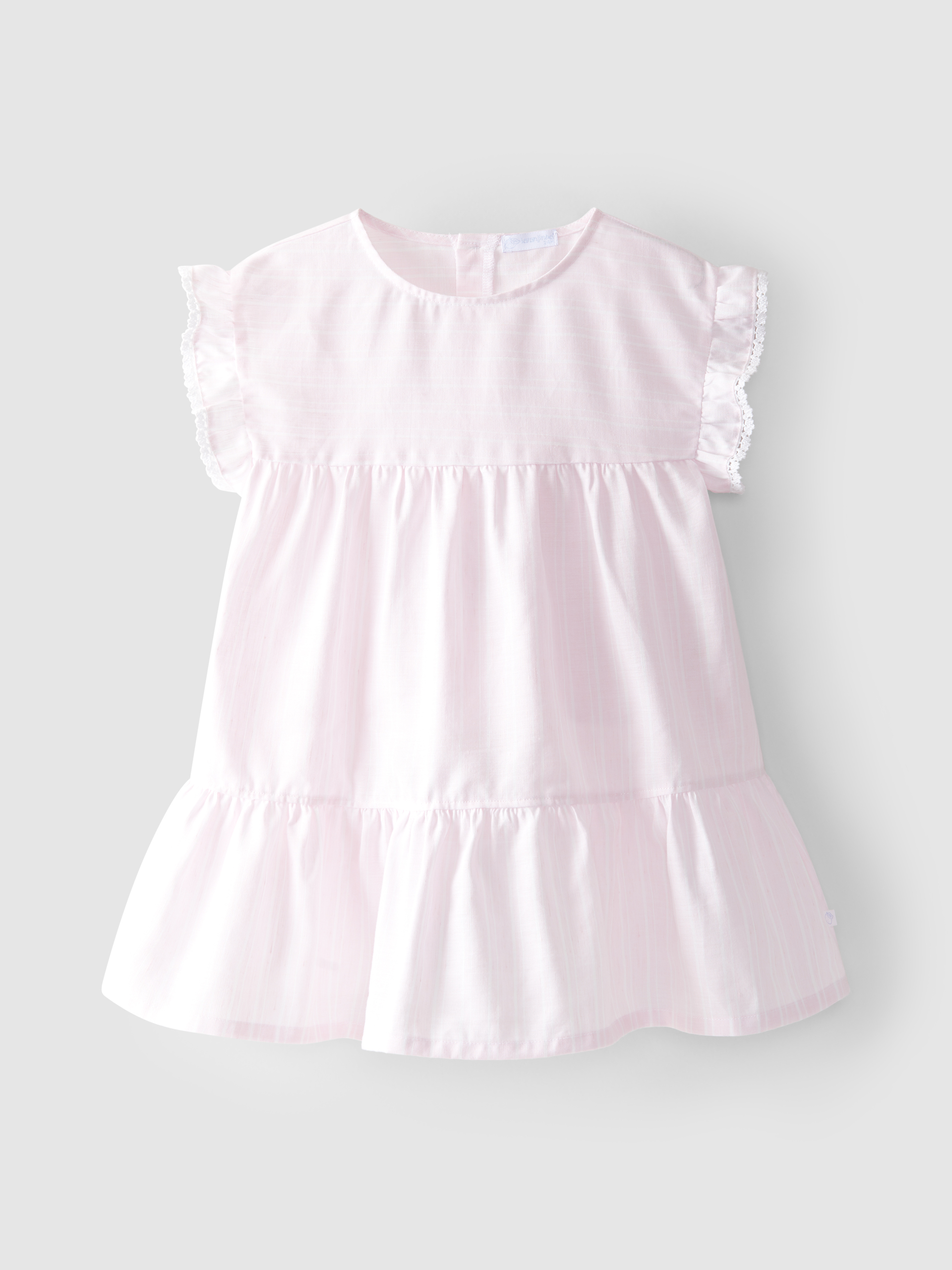 Dress stripes with crochet ribbon