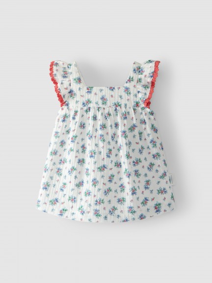 Dress floral organic cotton
