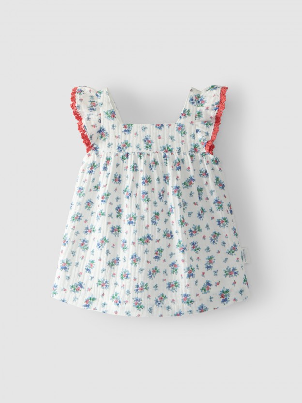 Dress floral organic cotton Dress floral organic cotton