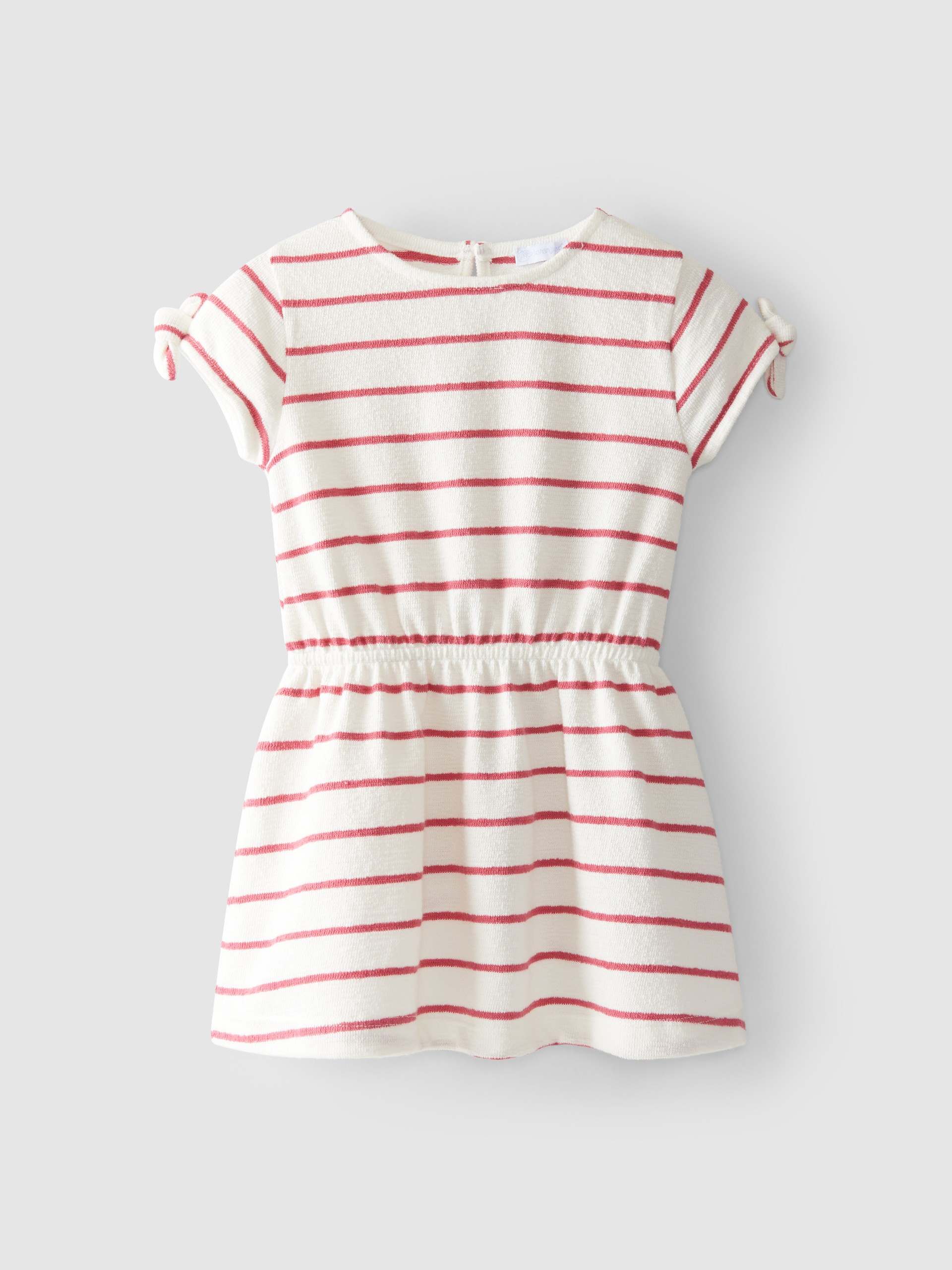 Vestido riscas algodão orgânico
