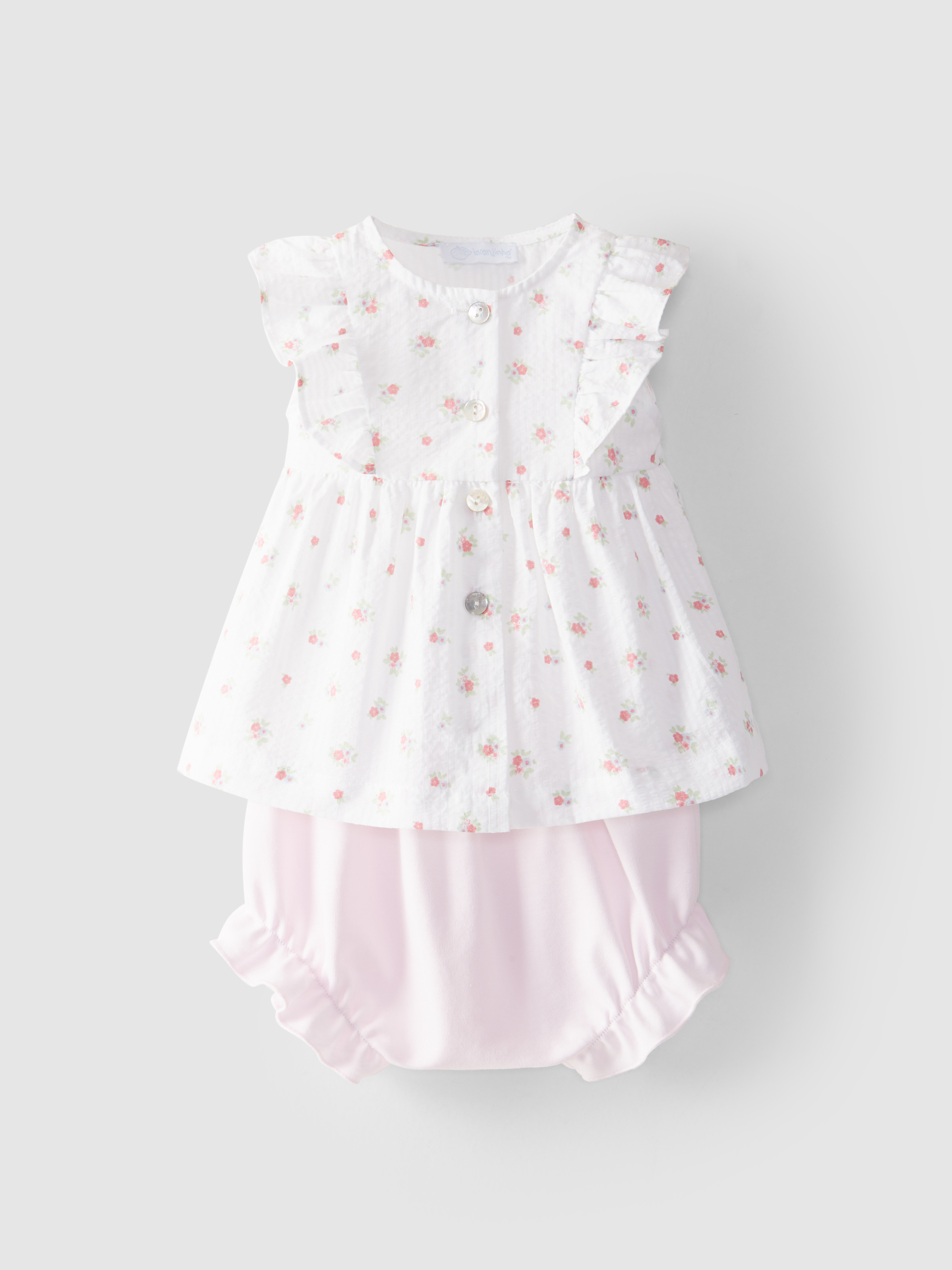 Conjunto de duas peças flores