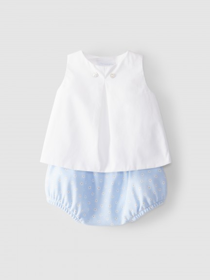 Two-piece set floral shorts Two-piece set floral shorts
