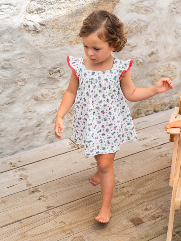 Dress floral organic cotton Dress floral organic cotton