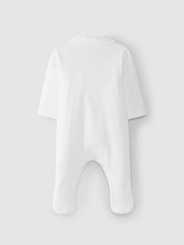 Babygrow avec ruban décoratif Babygrow avec ruban décoratif
