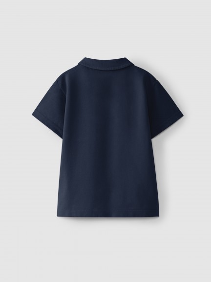 Polo piqué com bolso Polo piqué com bolso