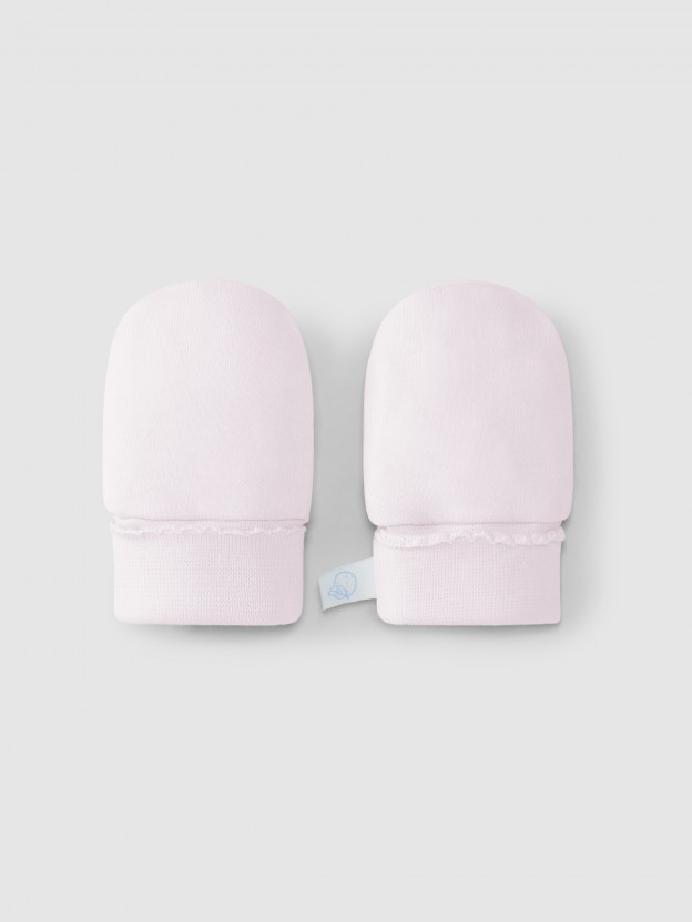 Gloves plain with silhouette Gloves plain with silhouette