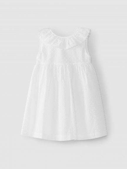 Vestido cuello de volante Vestido cuello de volante