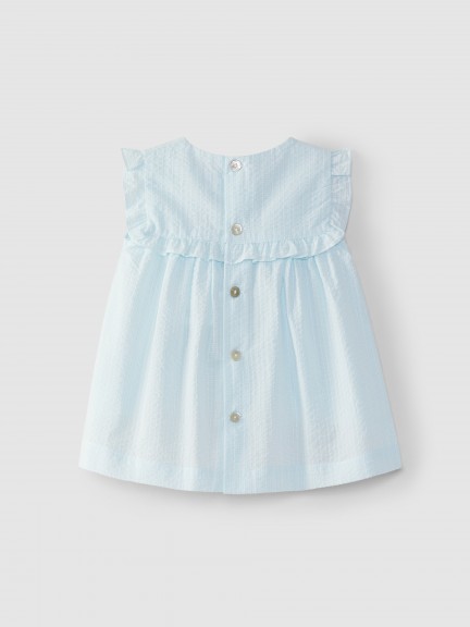 Vestido vichy con bordado Vestido vichy con bordado