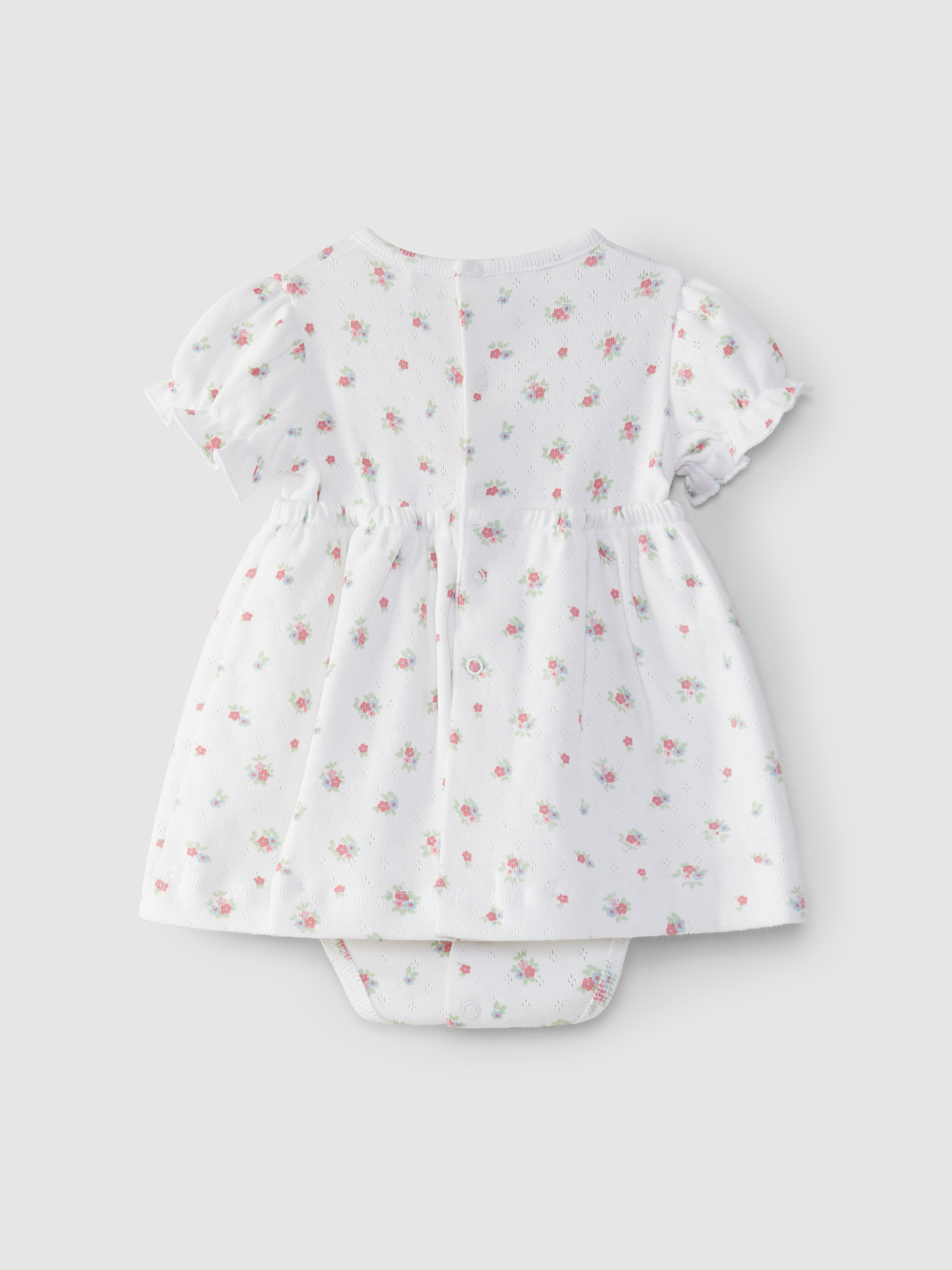 Romper dress ajour floral