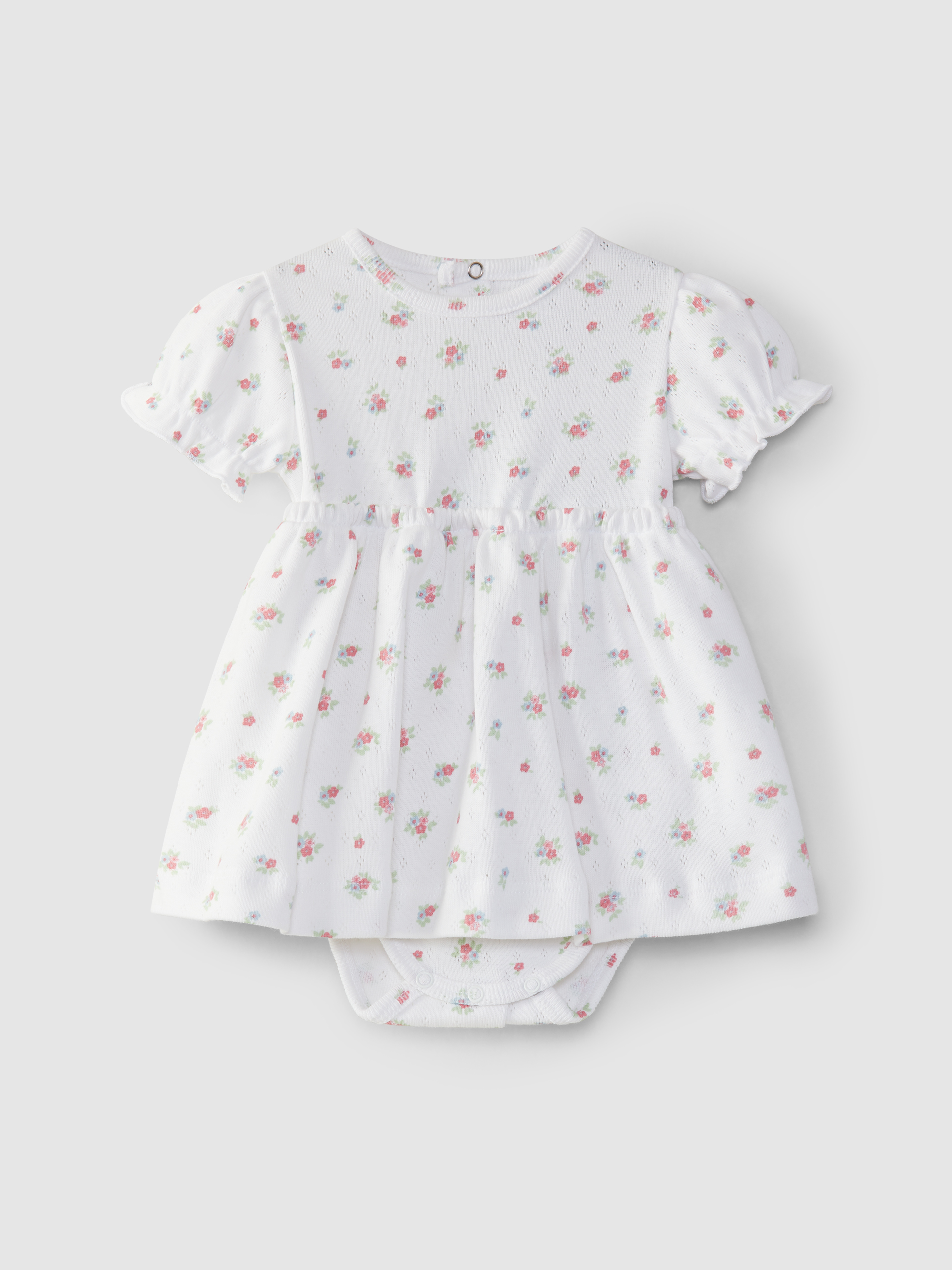 Romper dress ajour floral