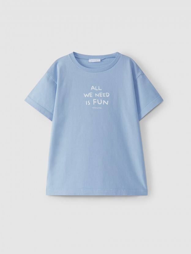 T-shirt « All we need is fun » T-shirt « All we need is fun »