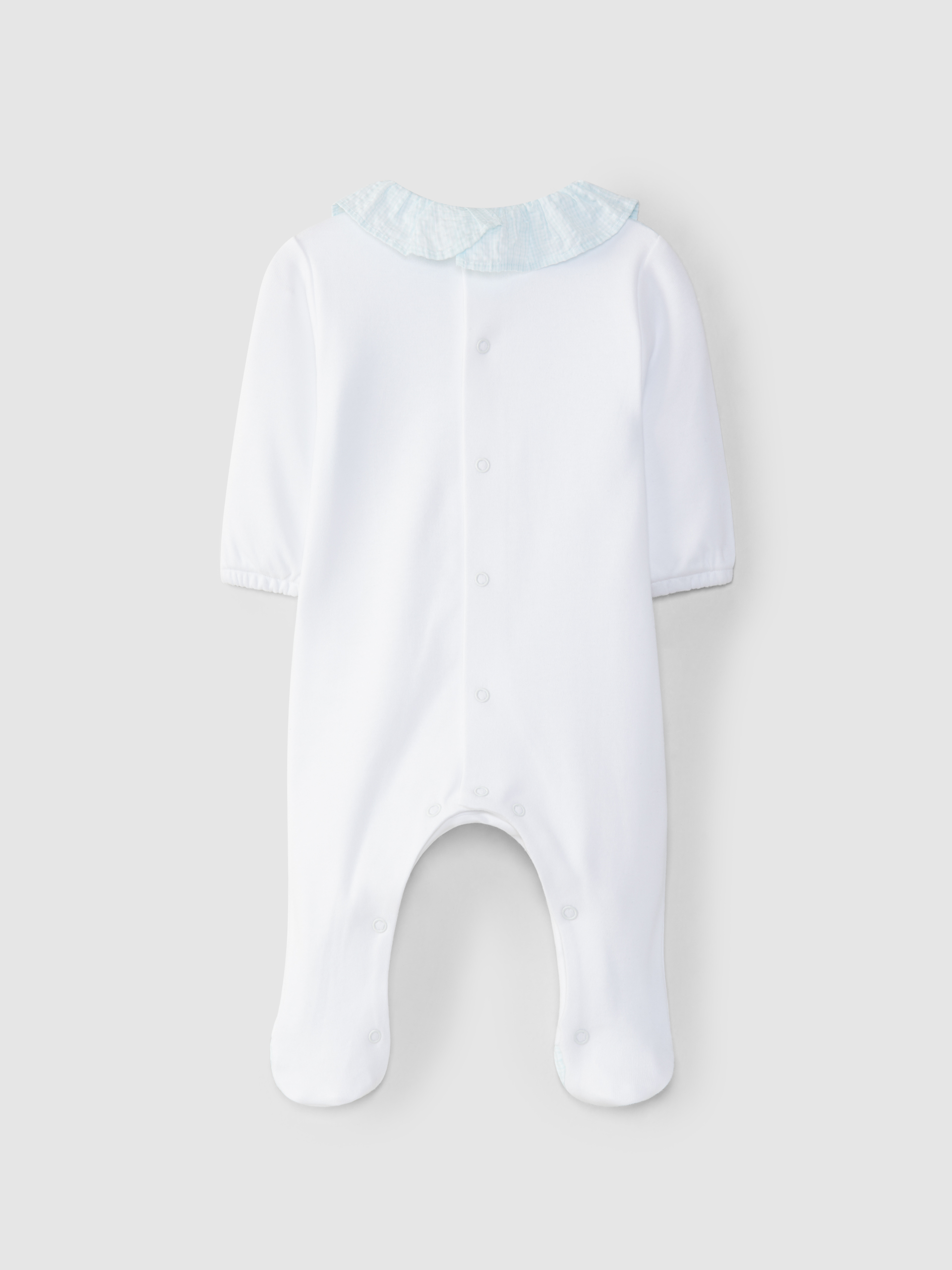 Pelele vichy cuello de volante