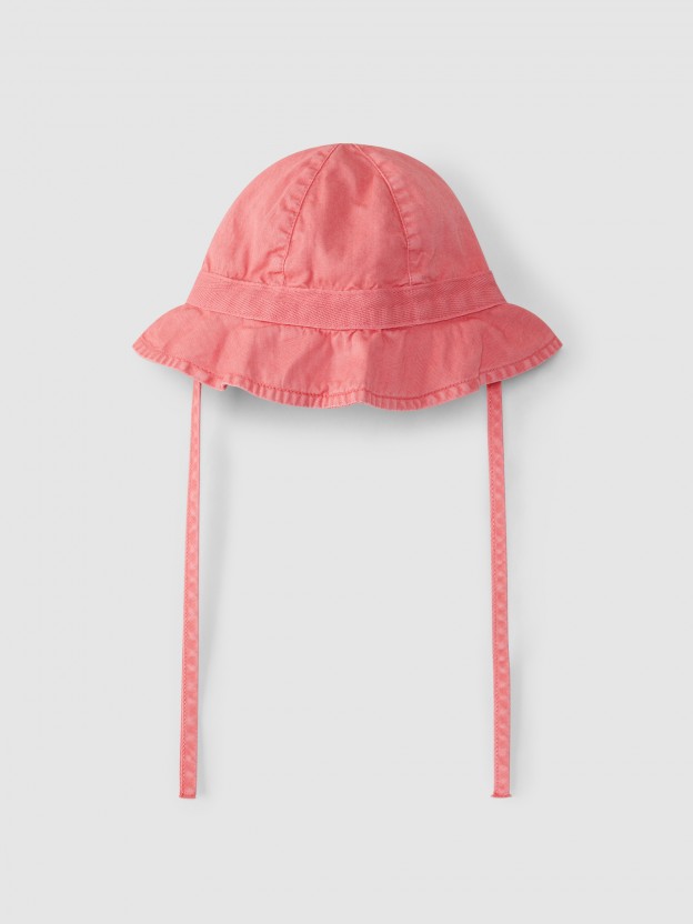 Sombrero con volante Sombrero con volante