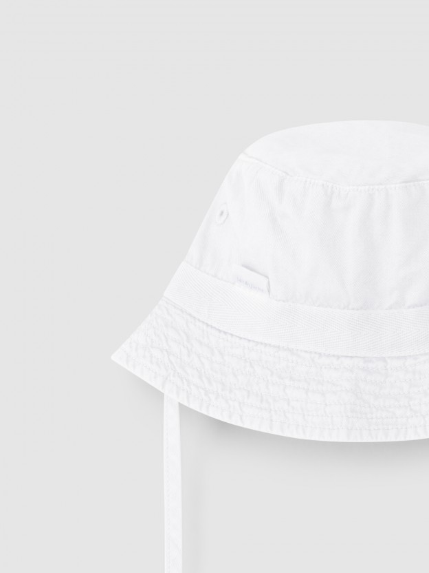 Hat with ribbon