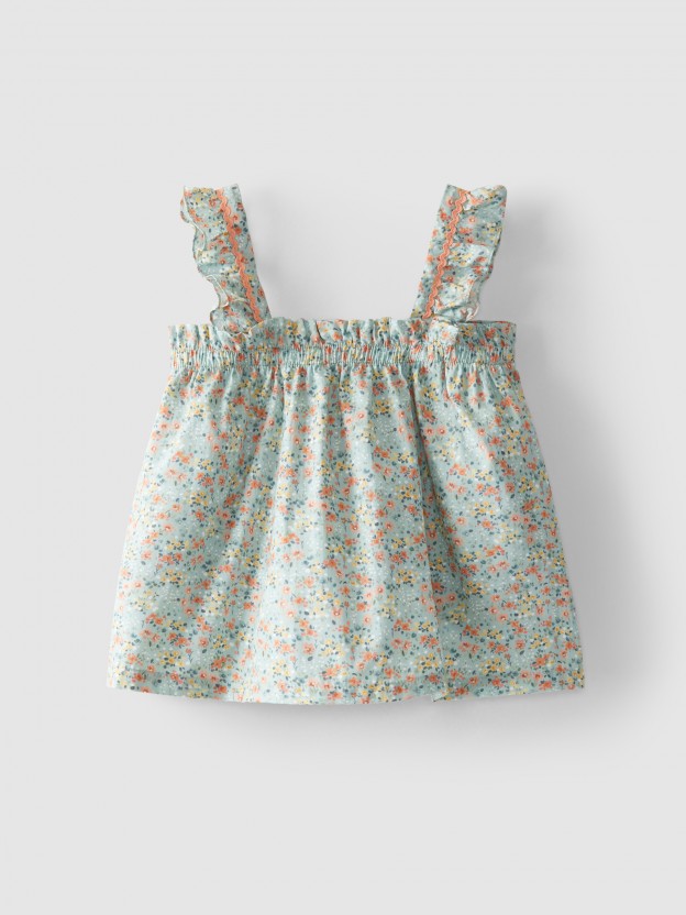 Top flowers with straps