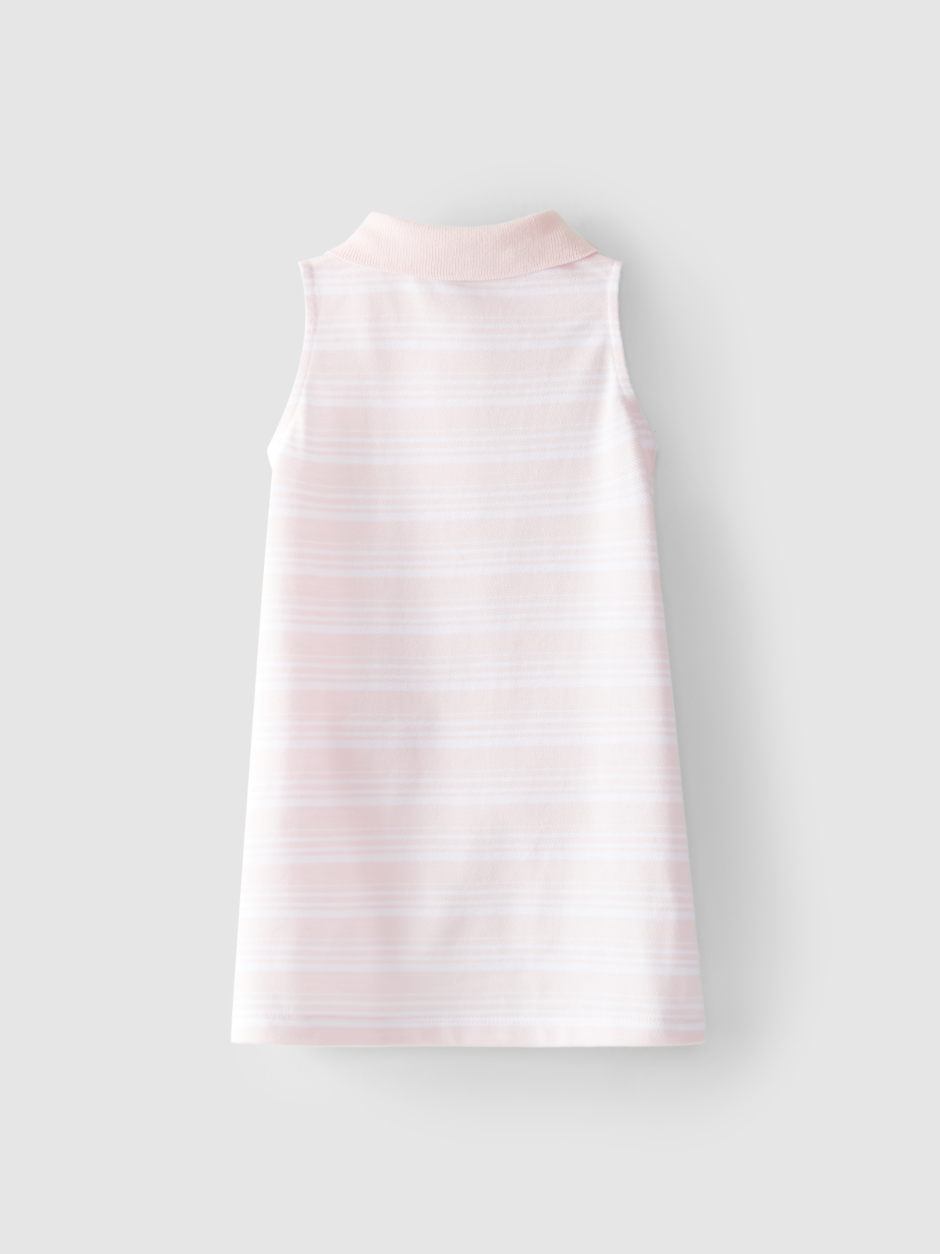 Vestido de riscas em piqué