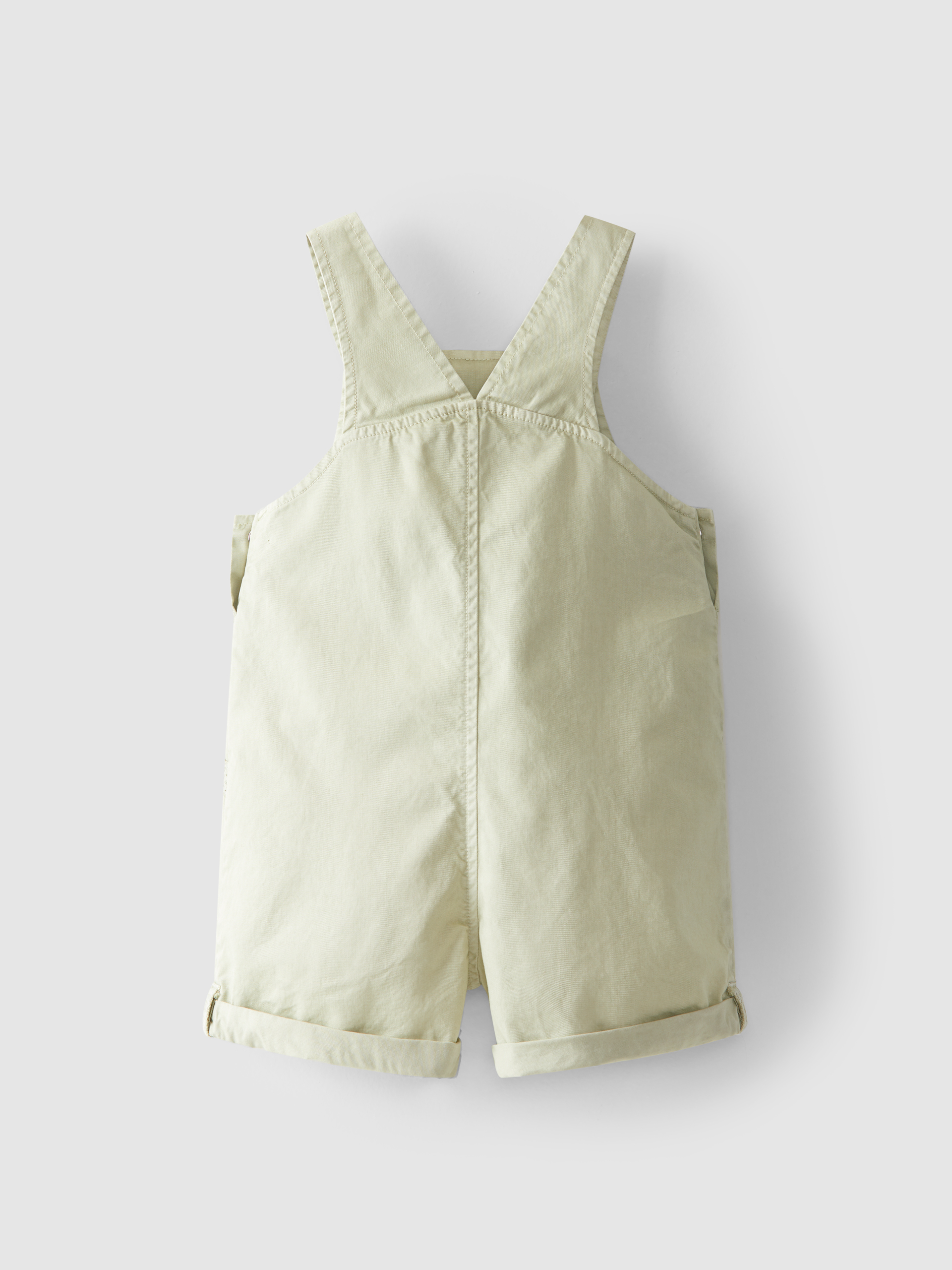Dungarees with decorative ribbon