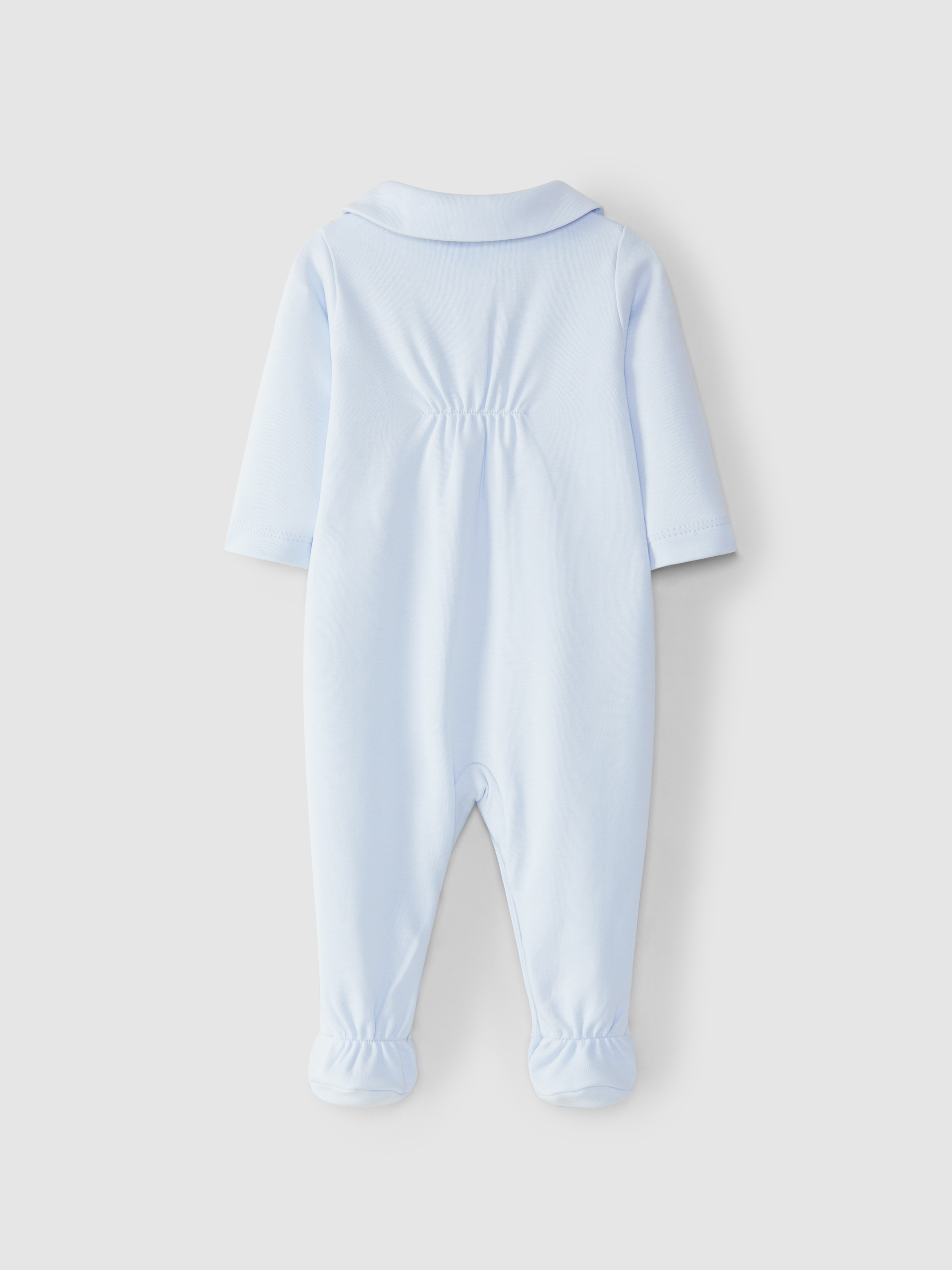 Babygrow with round neckline