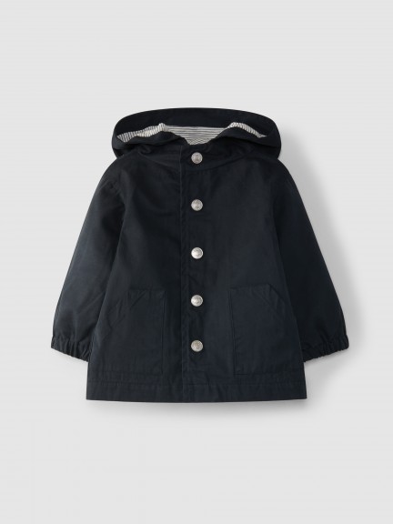 Parka imperme�vel com capuz