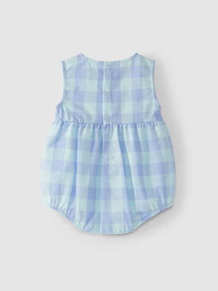 Shortie plaid without collar Shortie plaid without collar