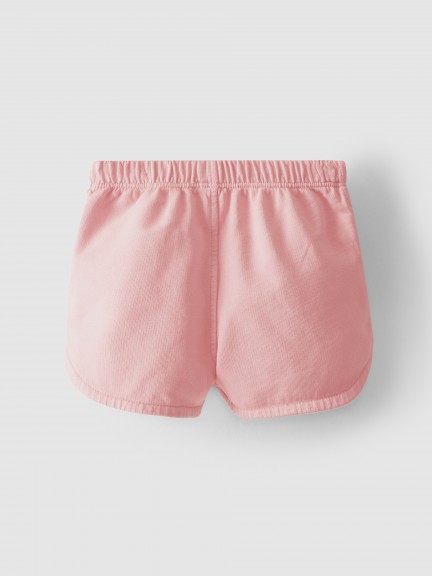 Shorts with English embroidery on pockets Shorts with English embroidery on pockets