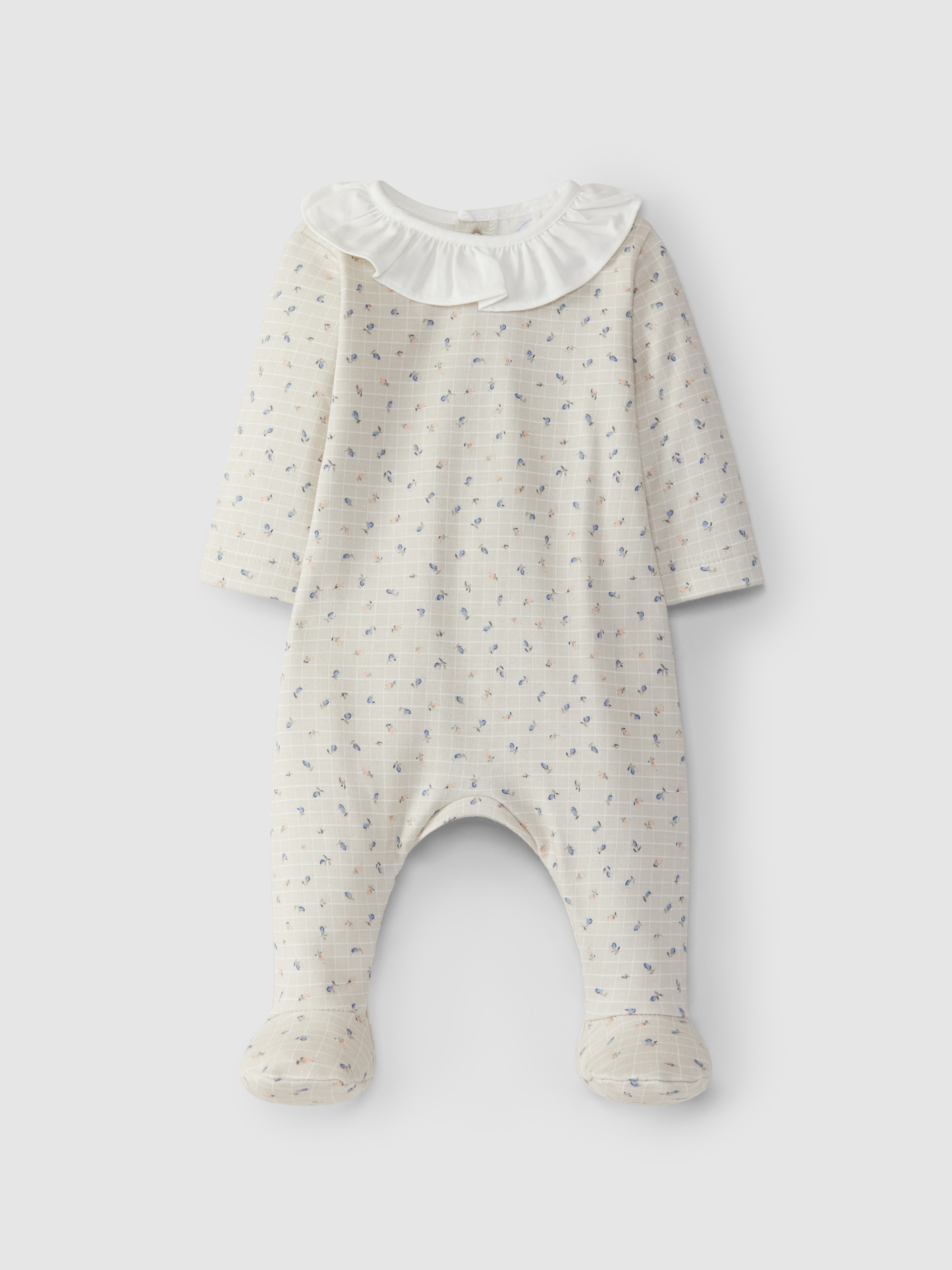 Babygrow imprimé col à volant