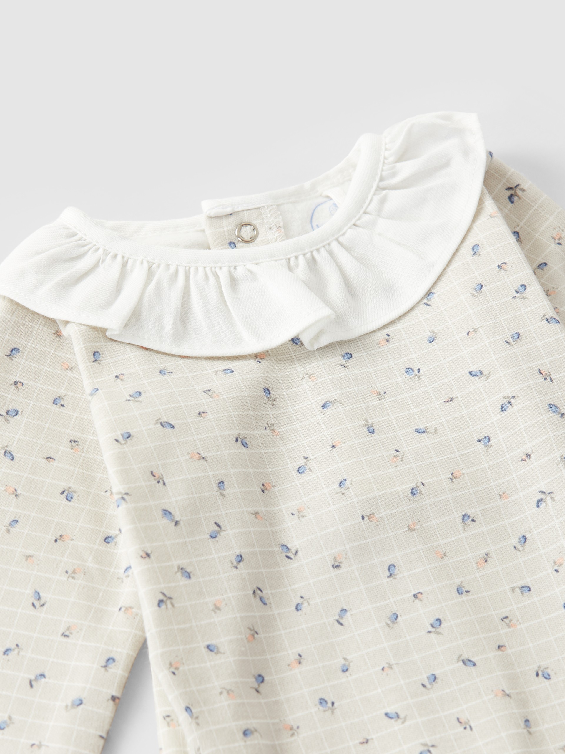 Babygrow imprimé col à volant