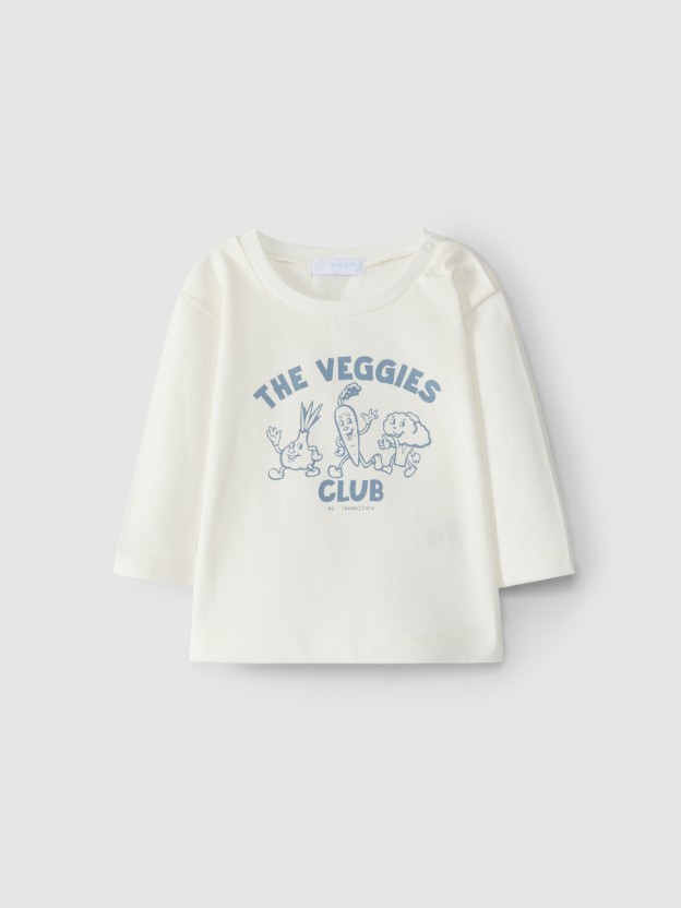Manga larga "The Veggies Club"