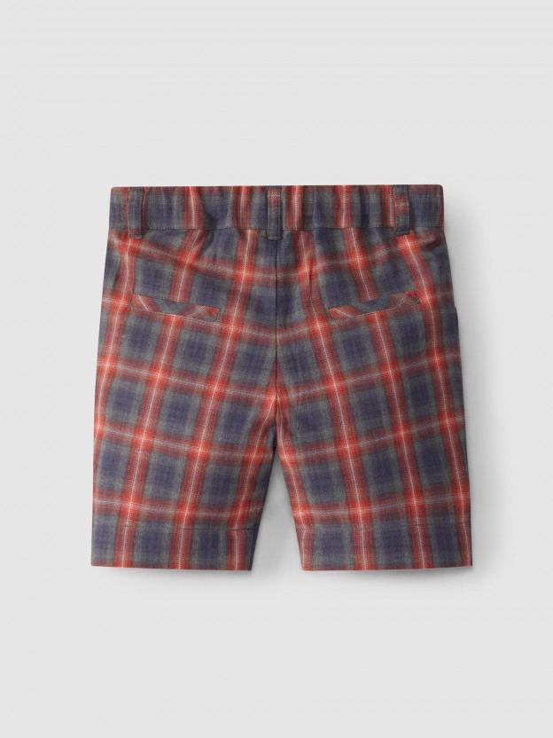 Pantalones cortos a cuadros Pantalones cortos a cuadros
