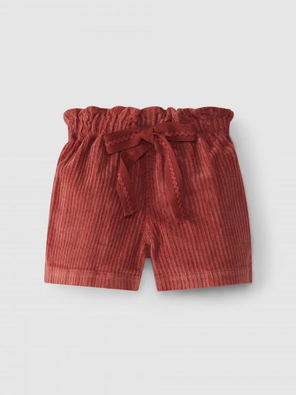 Wide wale corduroy pull-up shorts Wide wale corduroy pull-up shorts