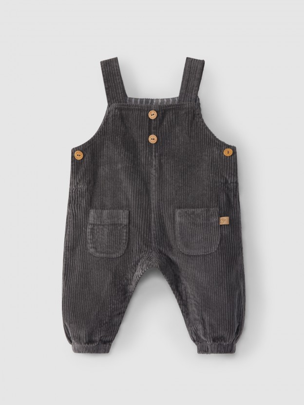 Dungarees in corduroy