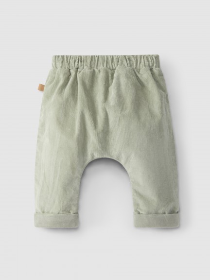 Pantalón pull-up micro-pana Pantalón pull-up micro-pana