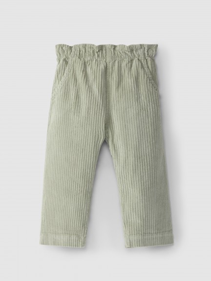 Pantalones pull-up pernera ancha