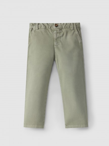 Pantalon en serg quatre poches