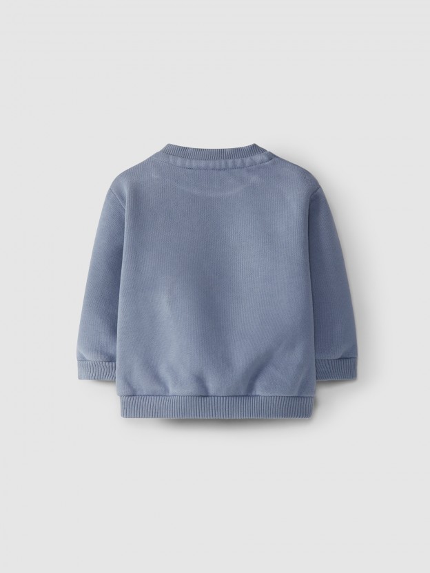 Plush sweatshirt with pocket Plush sweatshirt with pocket