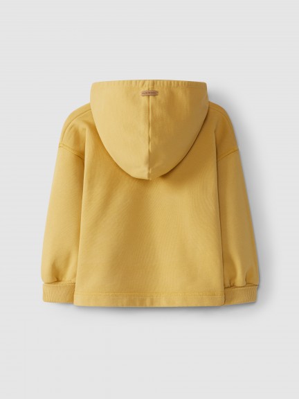 Hoodie with corduroy pocket Hoodie with corduroy pocket