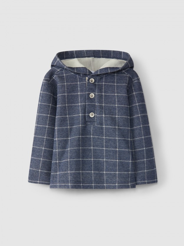 Jersey Tattersall hoodie Jersey Tattersall hoodie