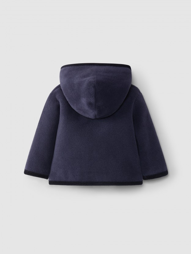 Veste polaire � capuche