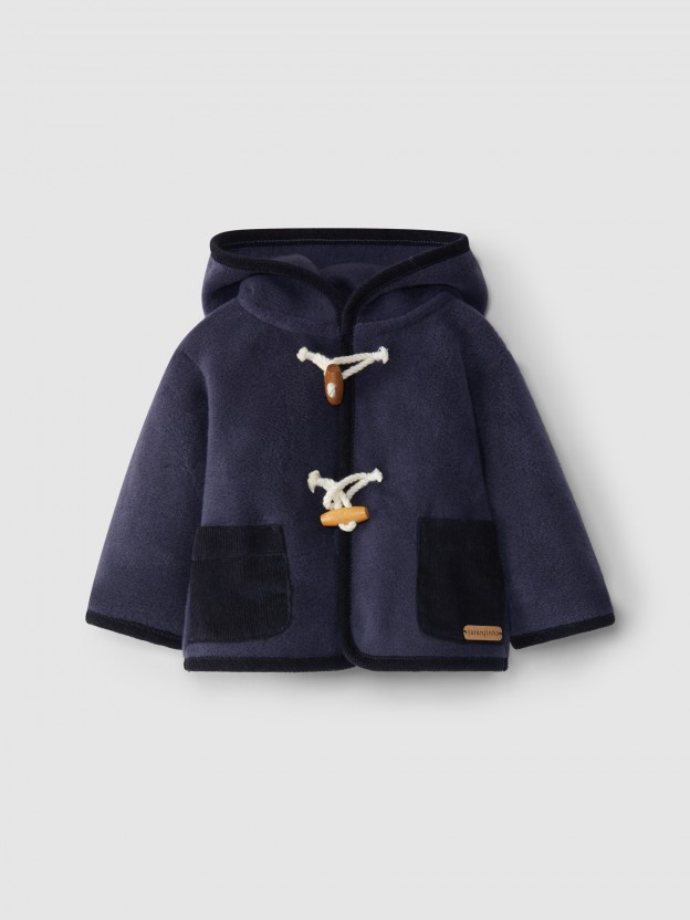 Veste polaire � capuche