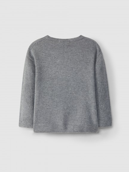V-neck knitted cardigan V-neck knitted cardigan
